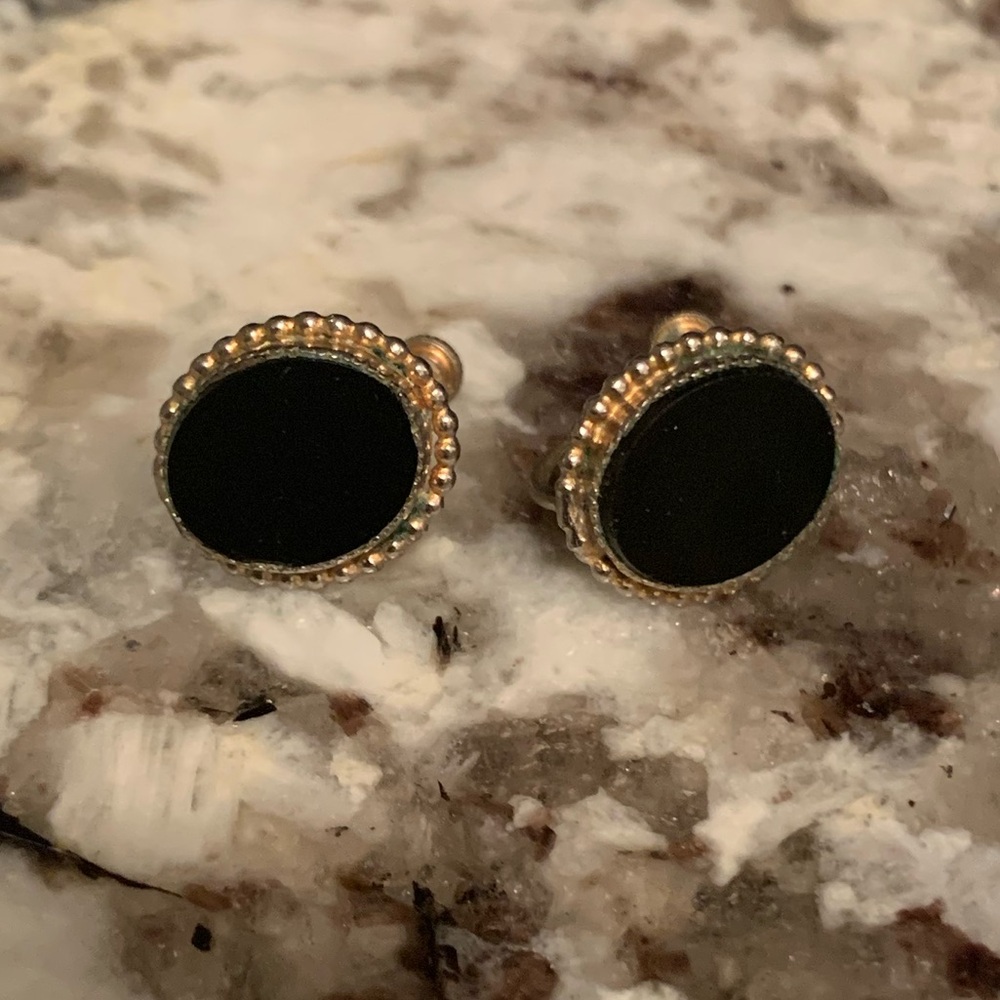 Sterling Silver Vintage Clip-On Earrings - Picture 3 of 9